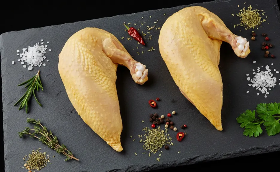 suprême de poulet jaune